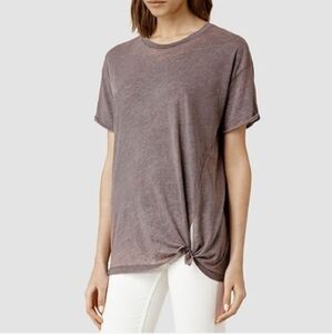 All Saints Heny Devo Burnout Tee